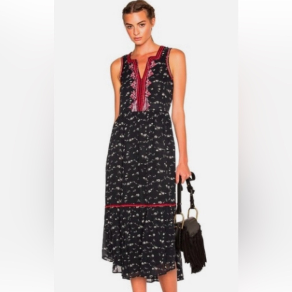 ULLA JOHNSON Leena Silk dress.  Size: 4   New with Tags.